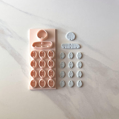 All-In-One Polymer Clay Cutter and Hole Punch | Statement Earrings | E-48