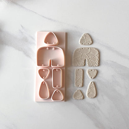 All-In-One Polymer Clay Cutter & Hole Punch Tool | Statement Earrings | E-83