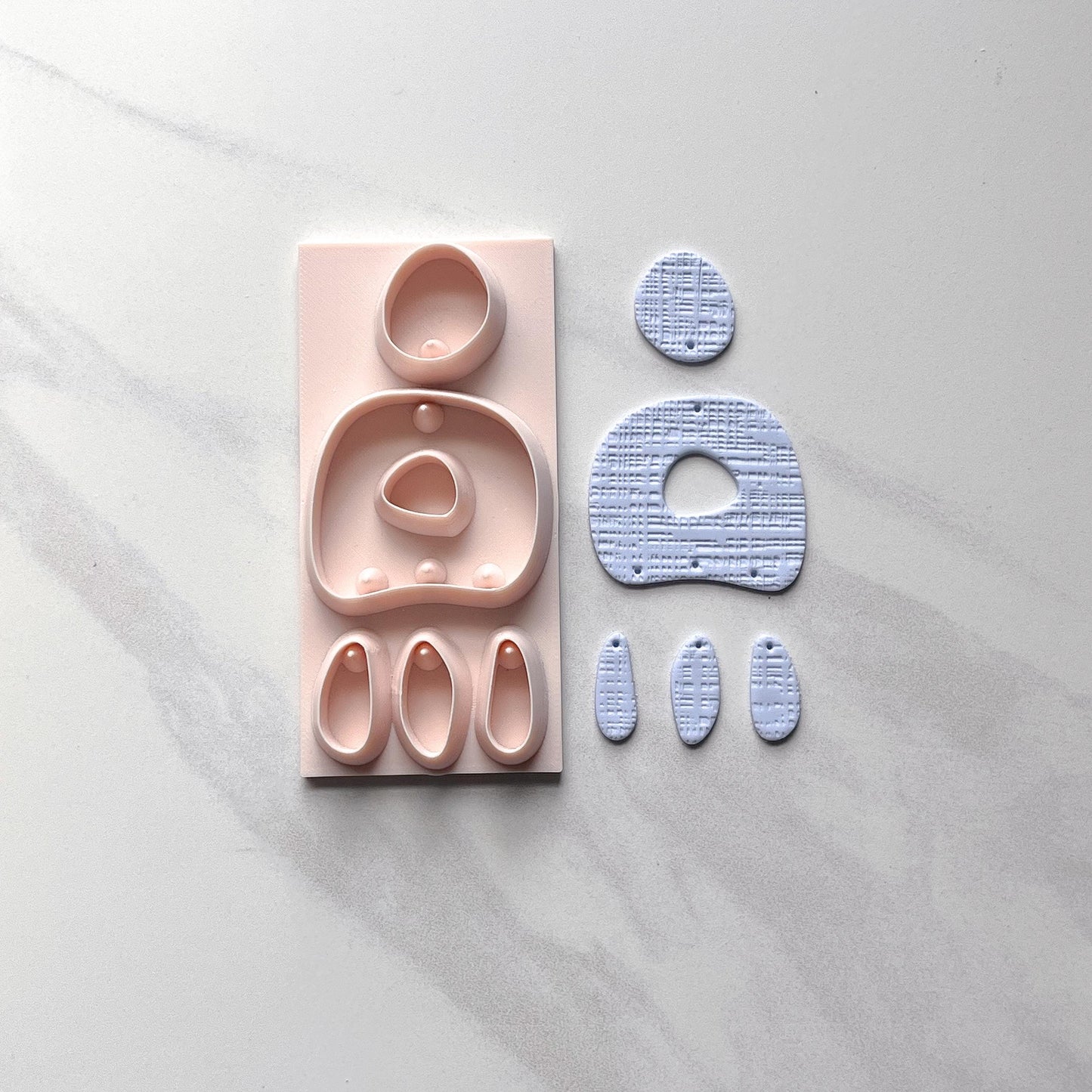 All-In-One Polymer Clay Cutter & Hole Punch Tool | Statement Earrings | E-88