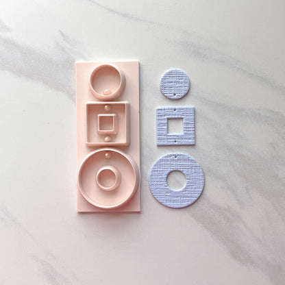 All-In-One Polymer Clay Cutter & Hole Punch Tool | Statement Earrings | E-107