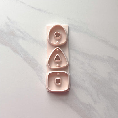 All-In-One Polymer Clay Cutter & Hole Punch Tool | Statement Earrings | E-45