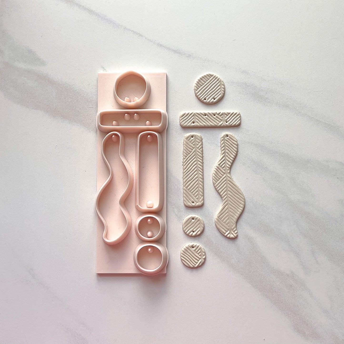 All-In-One Polymer Clay Cutter & Hole Punch Tool | Statement Earrings | E-121