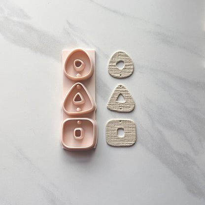 All-In-One Polymer Clay Cutter & Hole Punch Tool | Statement Earrings | E-45