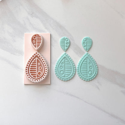 All-In-One Polymer Clay Cutter and Hole Punch | Statement Earrings | E-72