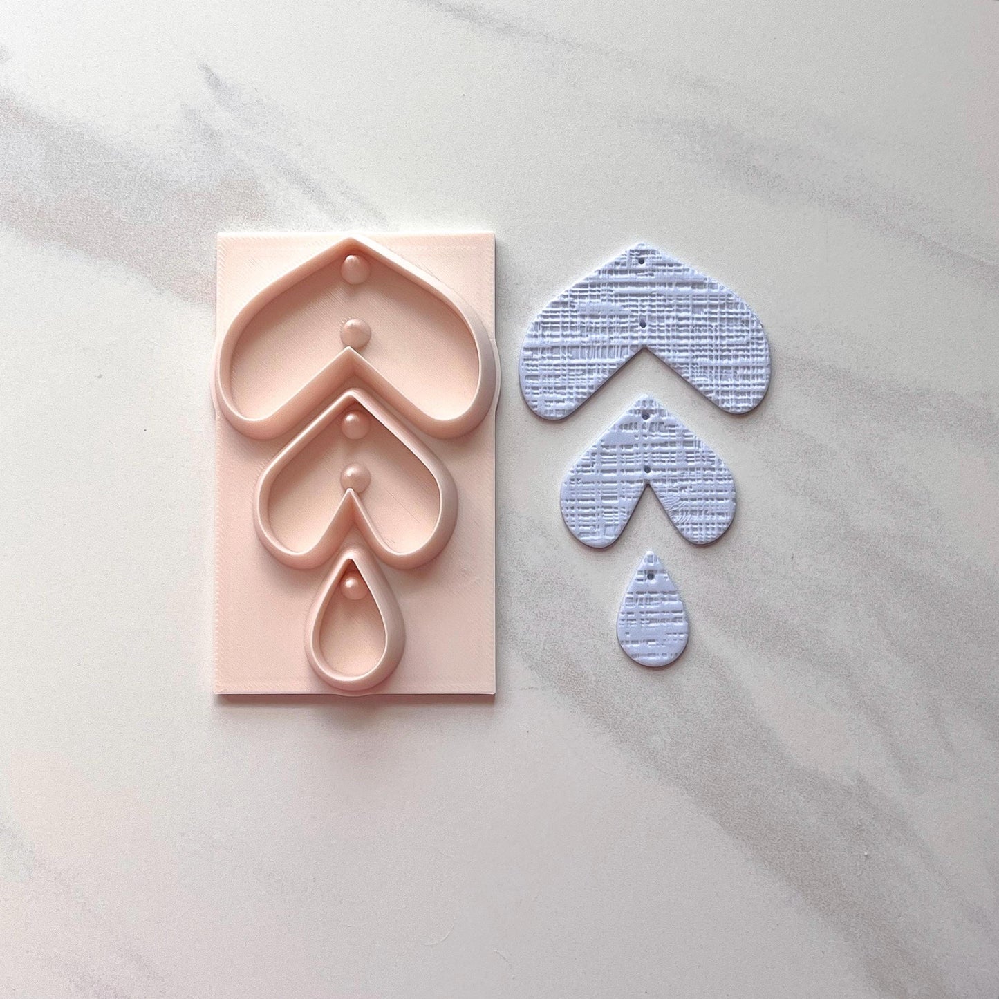 All-In-One Polymer Clay Cutter and Hole Punch Tool | Statement Earrings | E-23