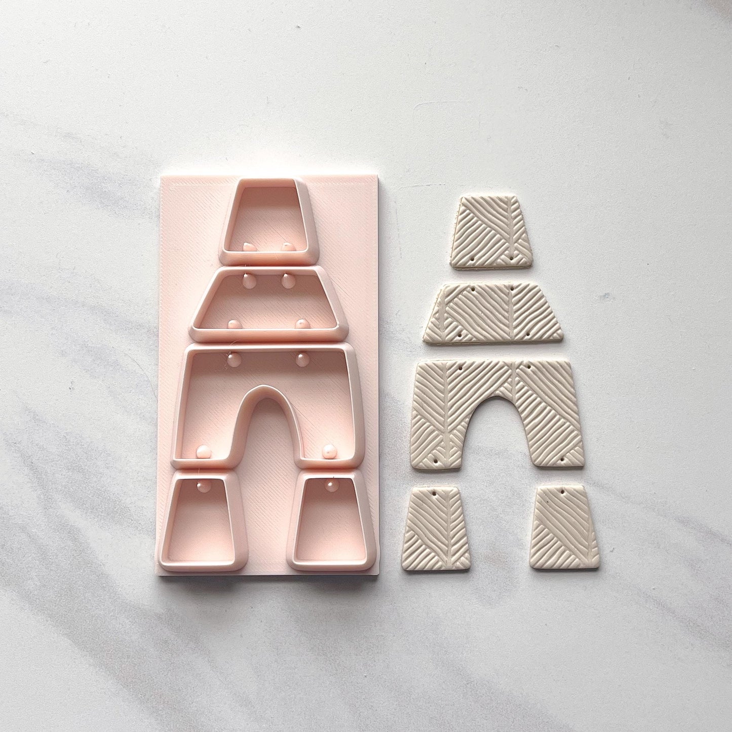 All-In-One Polymer Clay Cutter & Hole Punch Tool | Statement Earrings | E-116