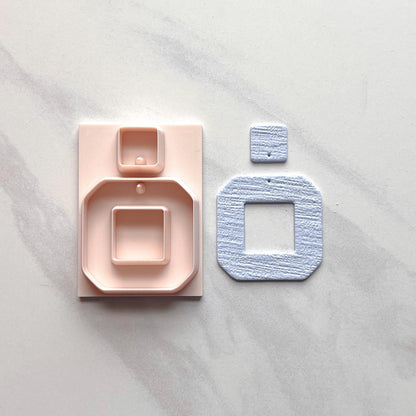 Polymer Clay Cutter & Hole Punch: All-In-One Earring Tool | D-21