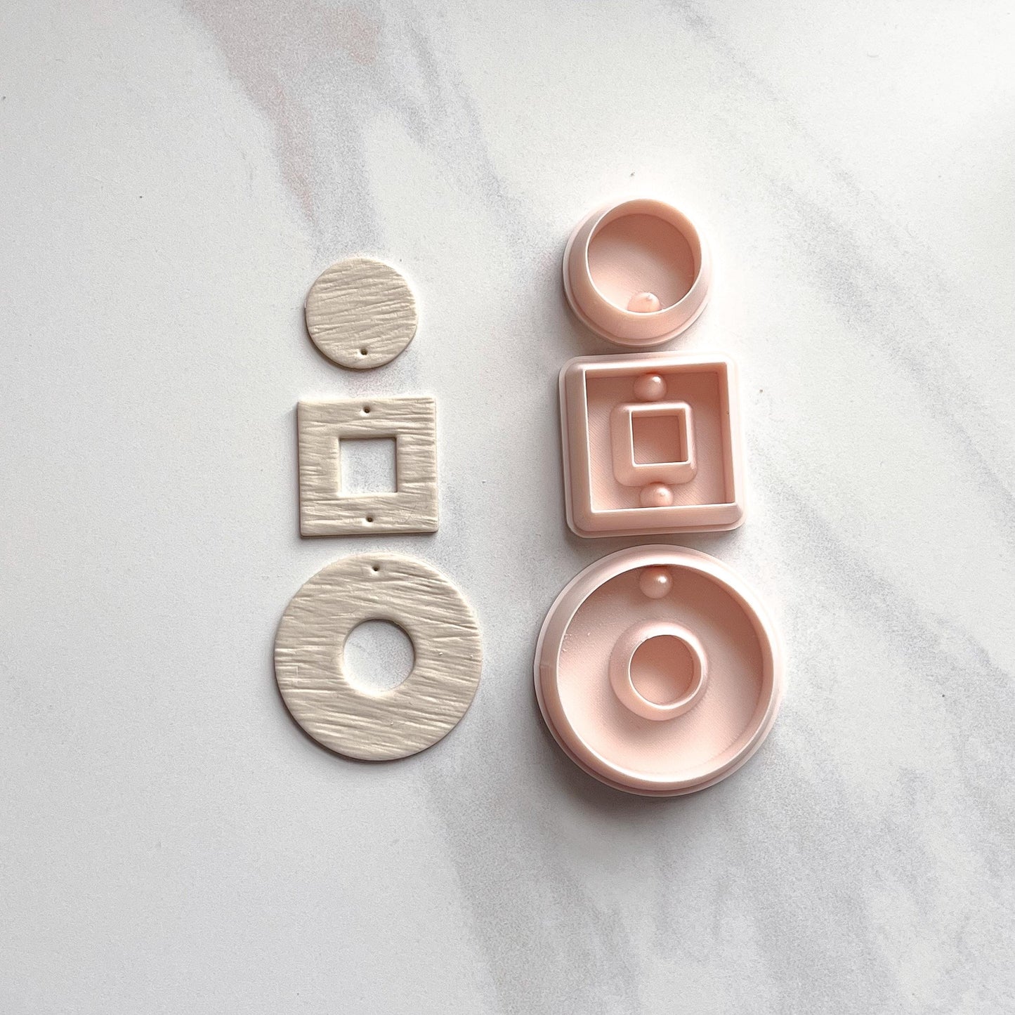 Deconstructed Polymer Clay Cutters for Statement Earrings |