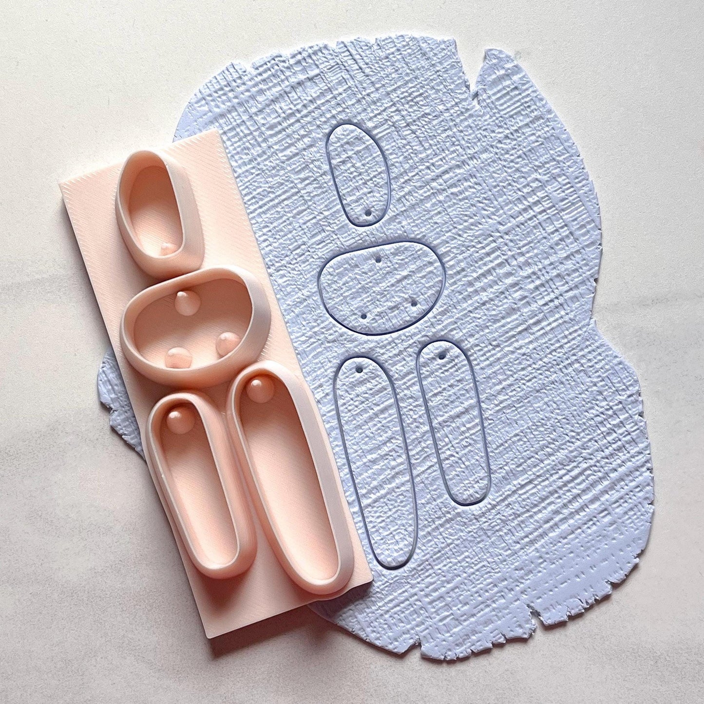 All-In-One Polymer Clay & Hole Punch Tool | Statement Earring Cutter | E-2