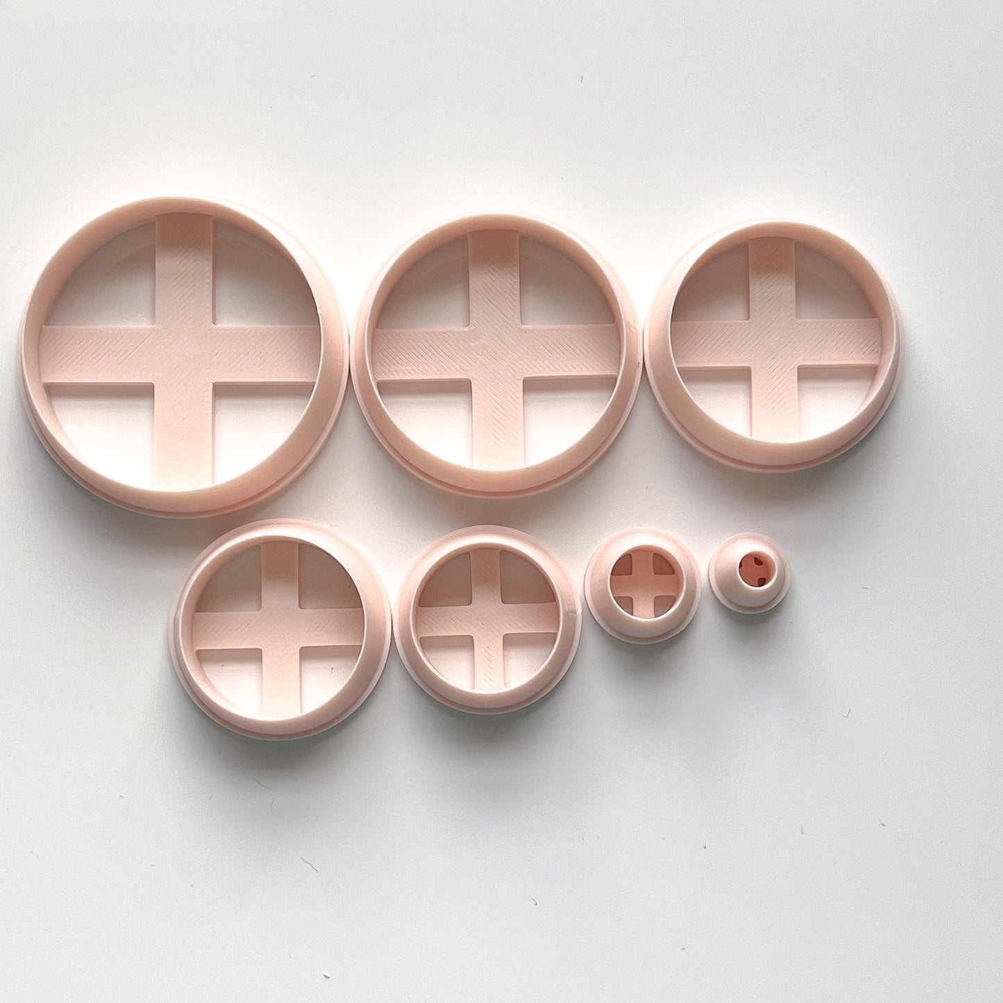 Polymer Clay Circle Cutters – Set of 7 Sizes (0.5” to 2”)