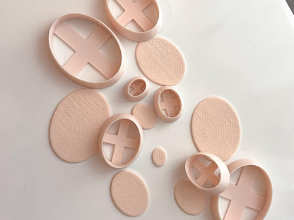 Polymer Clay Oval Cutters – Set of 7 Sizes (0.5” to 2”)