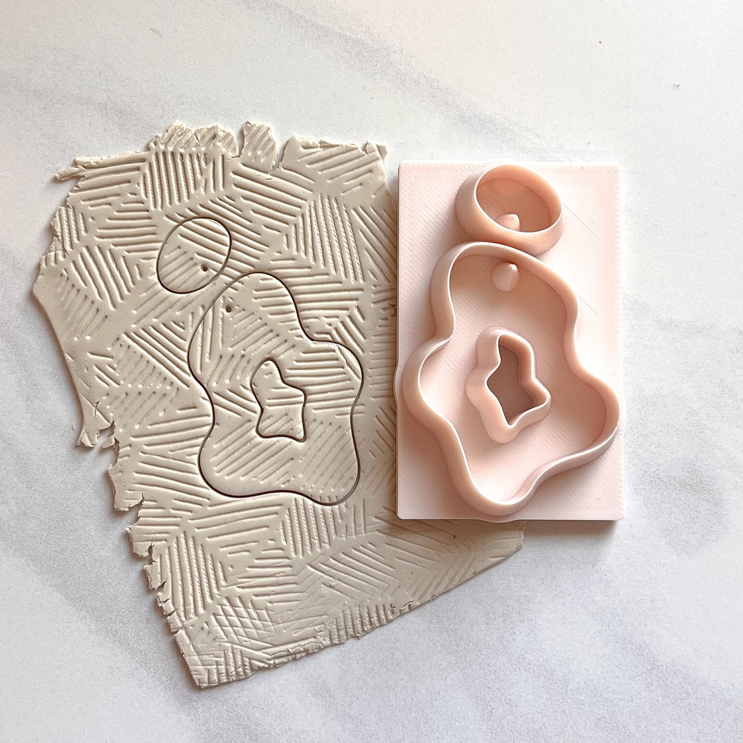 All-In-One Polymer Clay Cutter & Hole Punch Tool | Statement Earrings | D-3