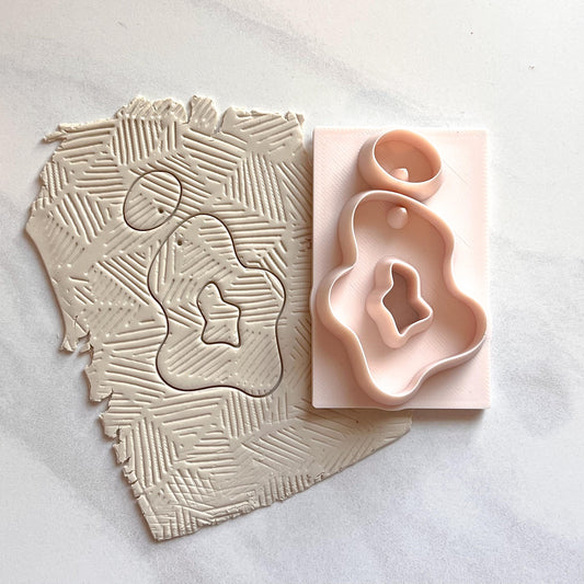All-In-One Polymer Clay Cutter & Hole Punch Tool | Statement Earrings | D-3