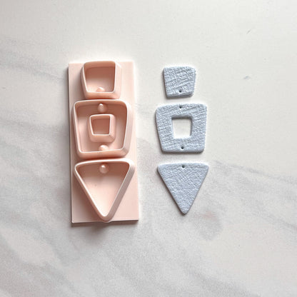 All-In-One Polymer Clay Cutter & Hole Punch | Statement Earrings | E-85
