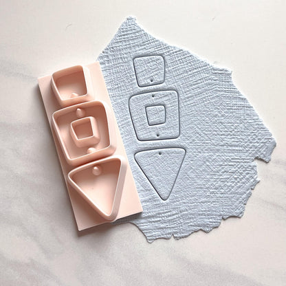 All-In-One Polymer Clay Cutter & Hole Punch | Statement Earrings | E-85