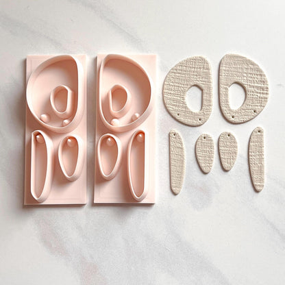 All-In-One Polymer Clay Cutter & Hole Punch Tool | Statement Earrings | E-113