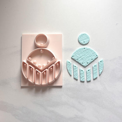All-In-One Polymer Clay Cutter & Hole Punch | Statement Earrings | E-71