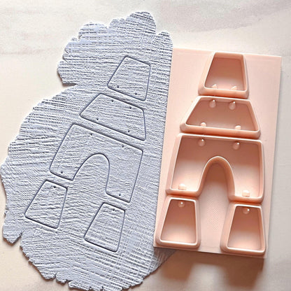 All-In-One Polymer Clay Cutter & Hole Punch Tool | Statement Earrings | E-116