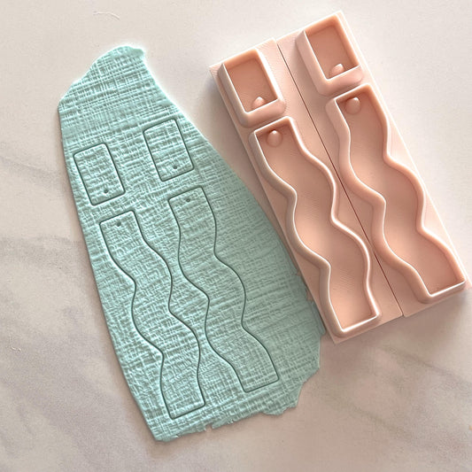 All-In-One Polymer Clay Cutter & Hole Punch Tool | Statement Earring Cutter | E-79