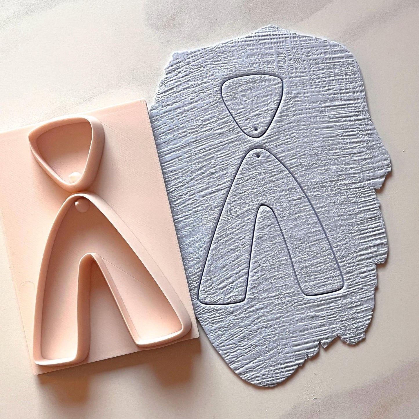 All-In-One Duo Clay Cutter & Hole Punch Tool | Statement Earrings | D-28