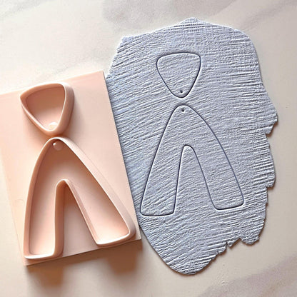 All-In-One Duo Clay Cutter & Hole Punch Tool | Statement Earrings | D-28