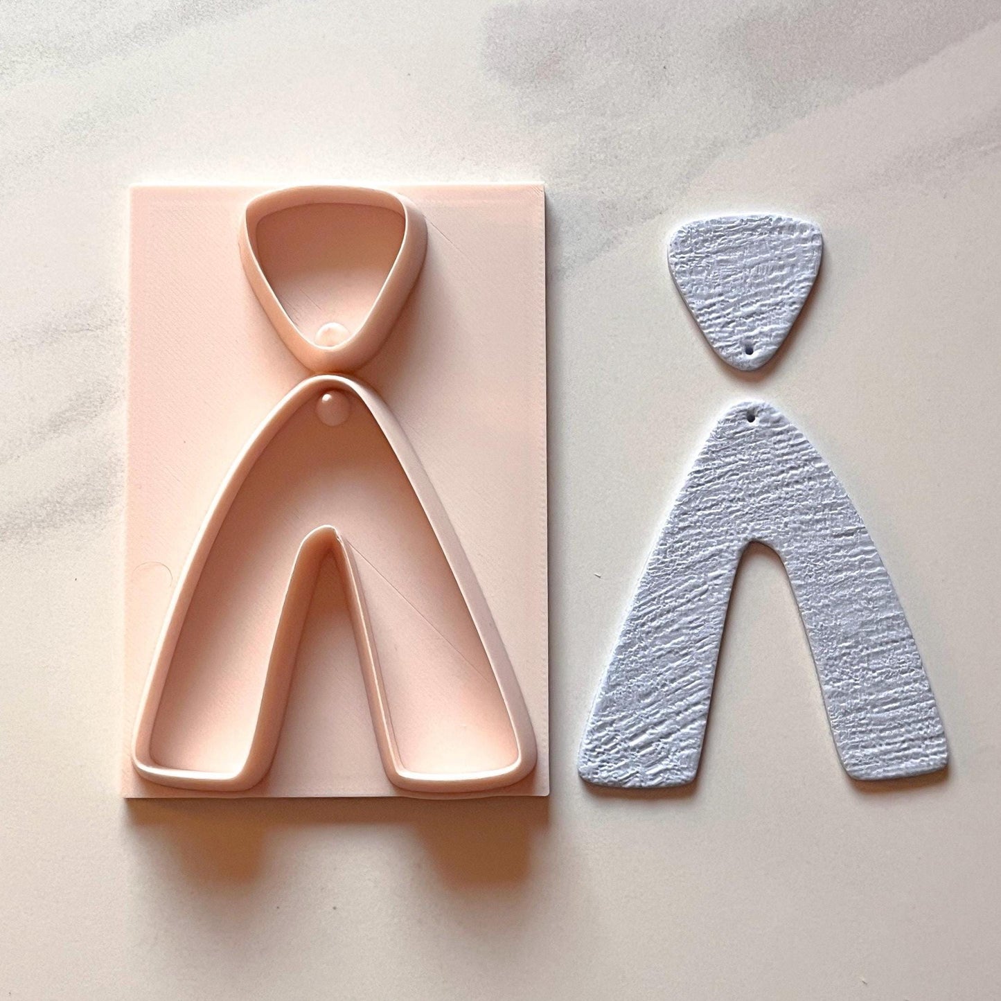 All-In-One Duo Clay Cutter & Hole Punch Tool | Statement Earrings | D-28