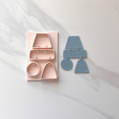 All-In-One Polymer Clay Cutter & Hole Punch Tool | Statement Earrings | E-117