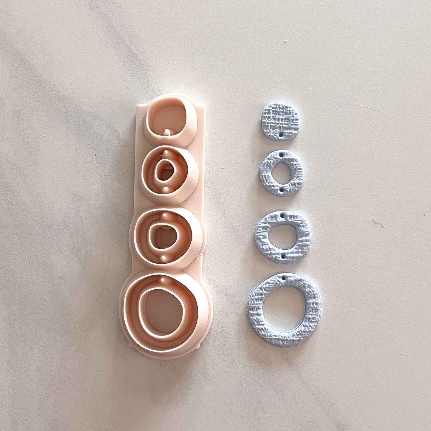 All-In-One Polymer Clay Cutter & Hole Punch | Statement Earring Cutter | E-18