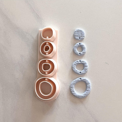 All-In-One Polymer Clay Cutter & Hole Punch | Statement Earring Cutter | E-18