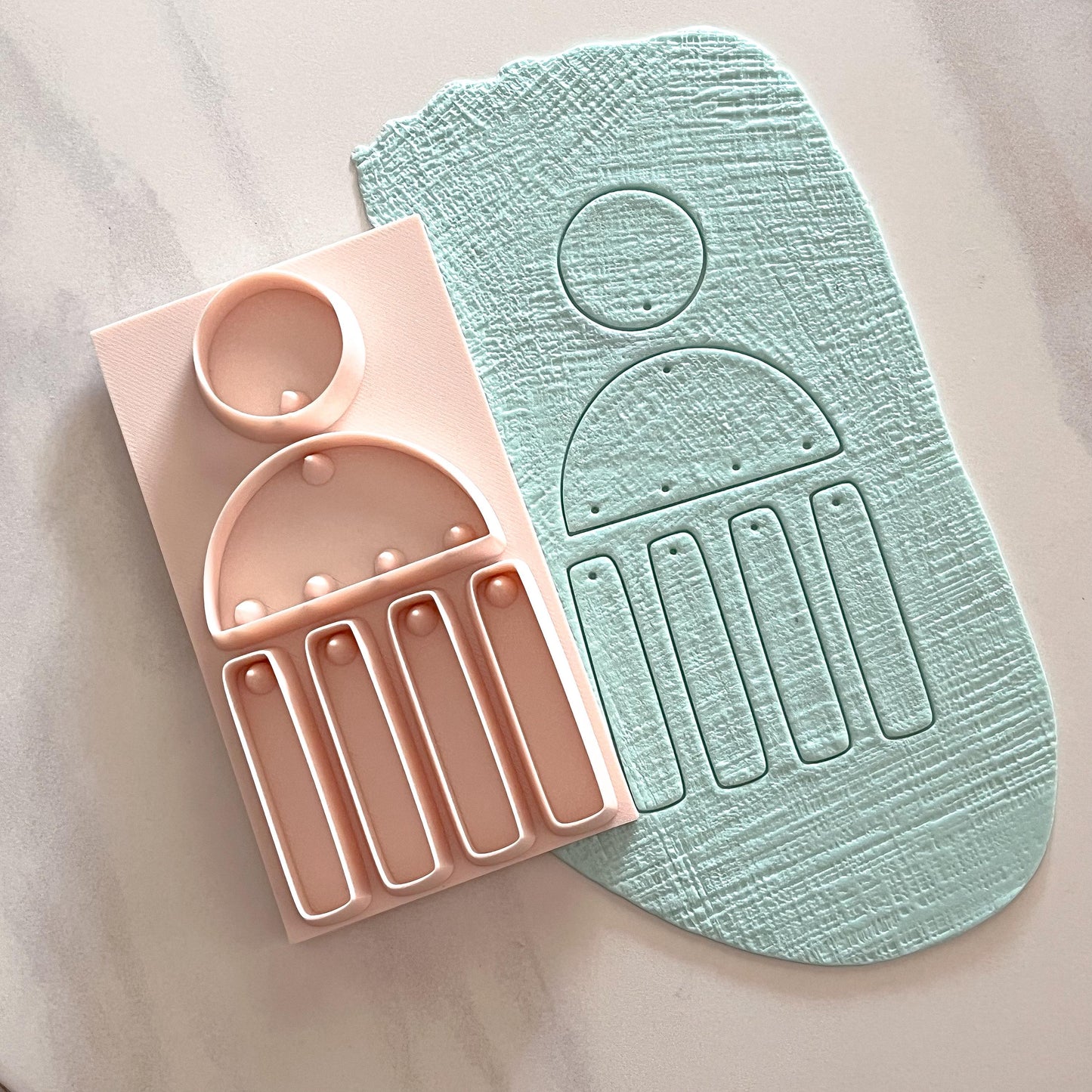 All-In-One Polymer Clay Cutter & Hole Punch Tool | Statement Earrings | E-101