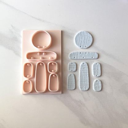 All-In-One Polymer Clay Cutter & Hole Punch Tool | Statement Earrings | E-115
