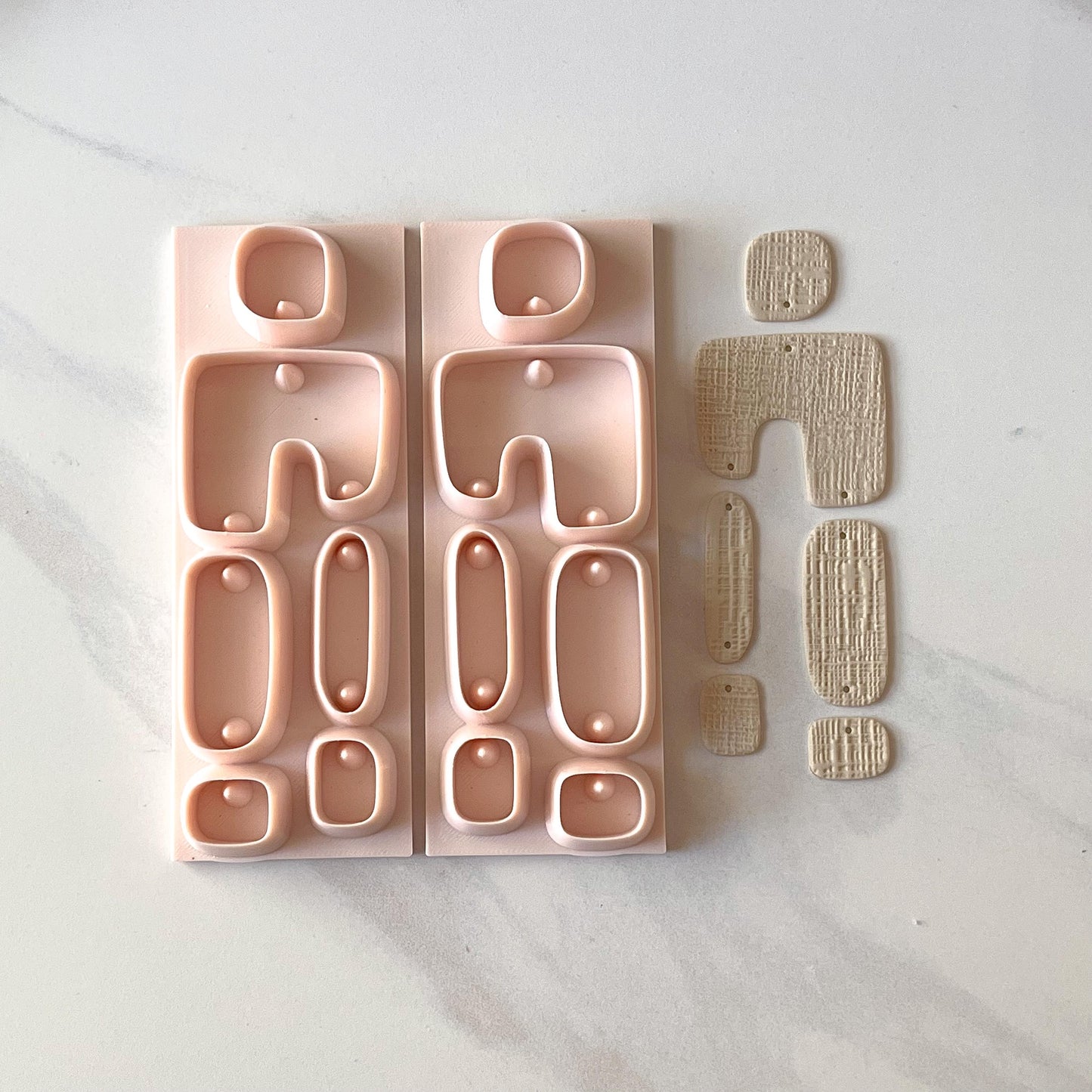 All-In-One Polymer Clay Cutter & Hole Punch Tool | Statement Earrings | E-114