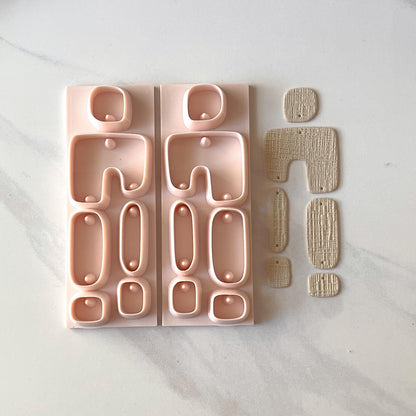All-In-One Polymer Clay Cutter & Hole Punch Tool | Statement Earrings | E-114