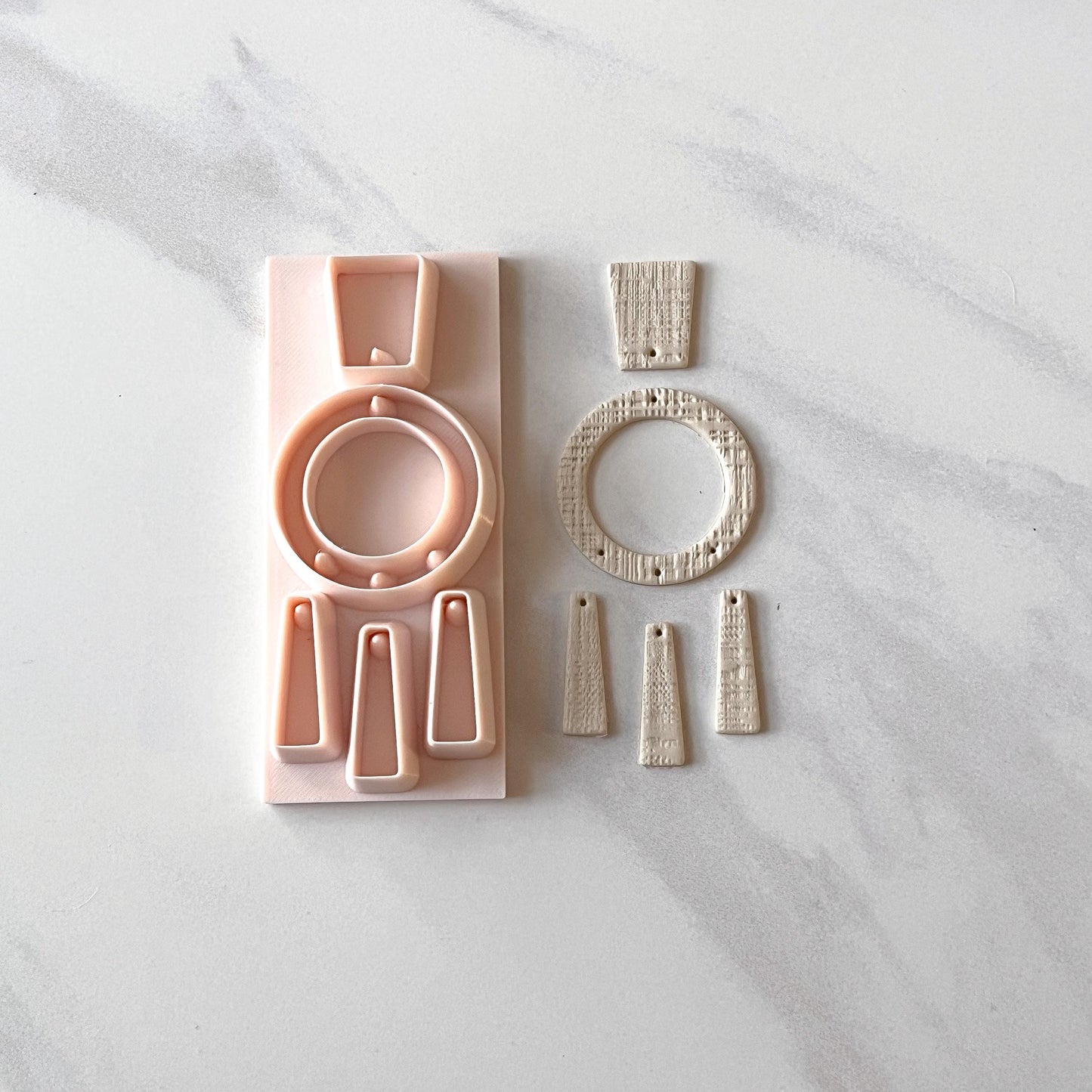 All-In-One Polymer Clay Cutter & Hole Punch Tool | Statement Earring Cutter | E-40