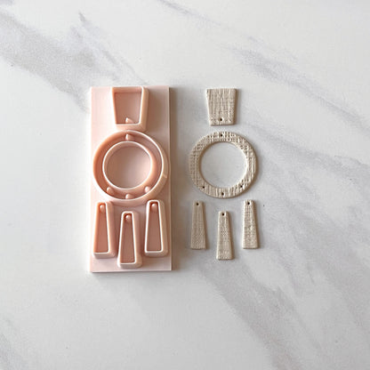 All-In-One Polymer Clay Cutter & Hole Punch Tool | Statement Earring Cutter | E-40