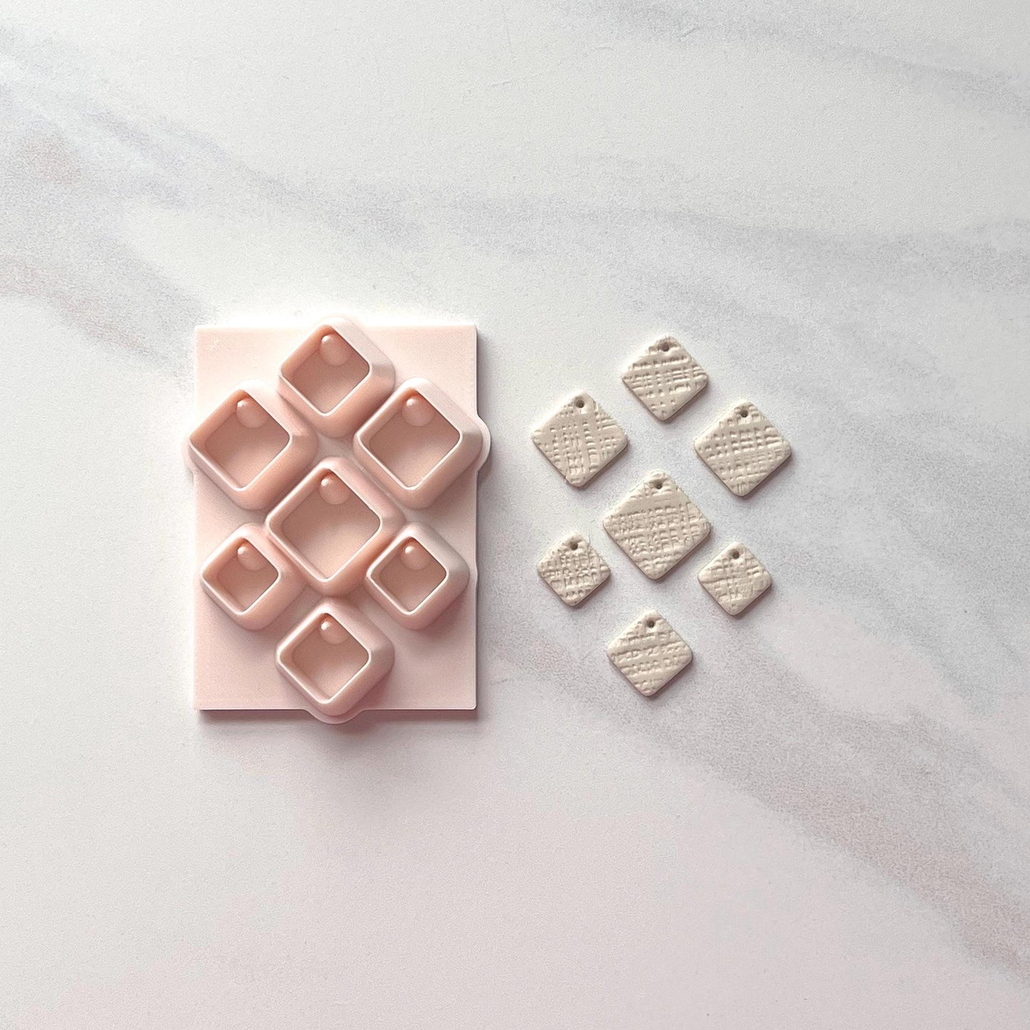 Square Polymer Clay Bead Cutter | Earring Jewelry Making