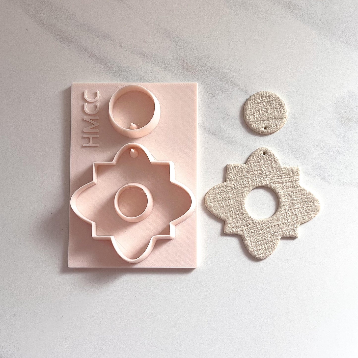 All-In-One Duo Clay Cutter & Hole Punch Tool | Statement Earrings | D-14