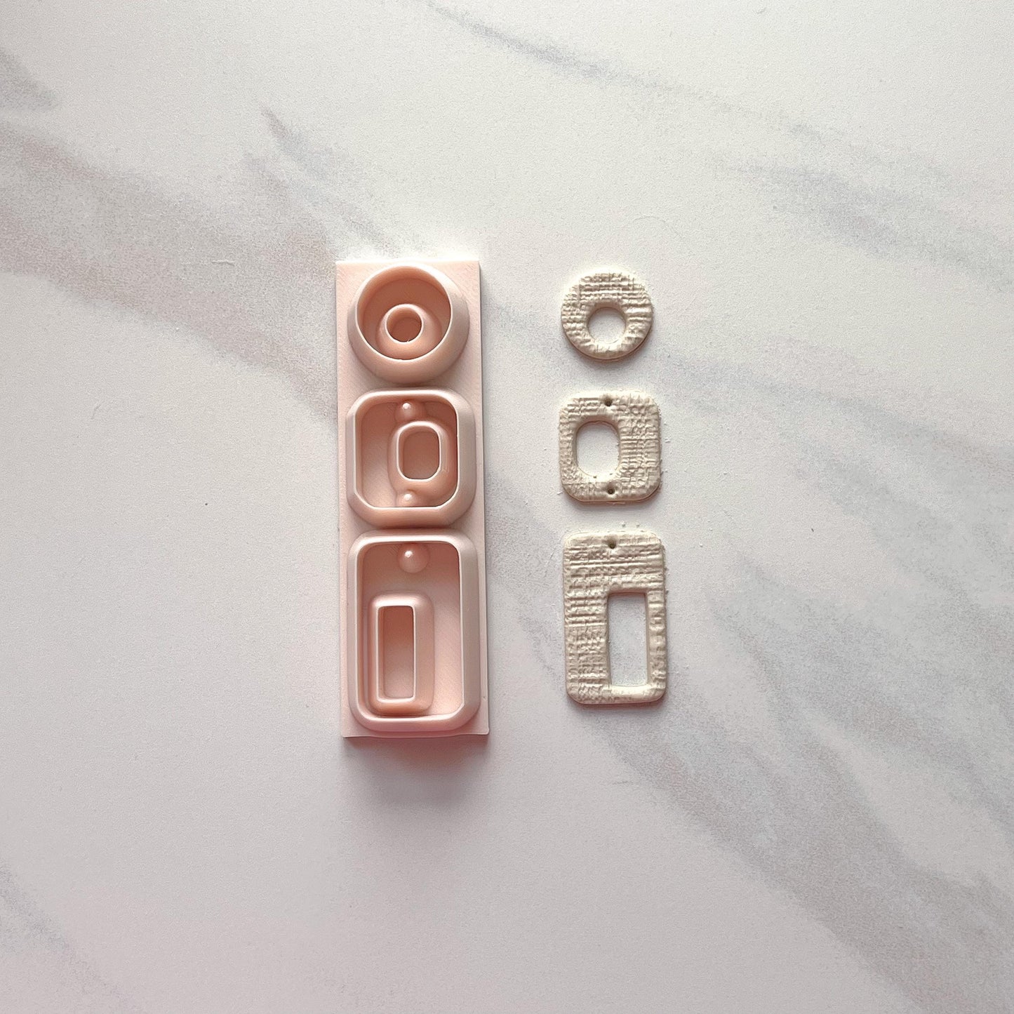 All-In-One Polymer Clay Cutter and Hole Punch | Statement Earring Cutter | E-69