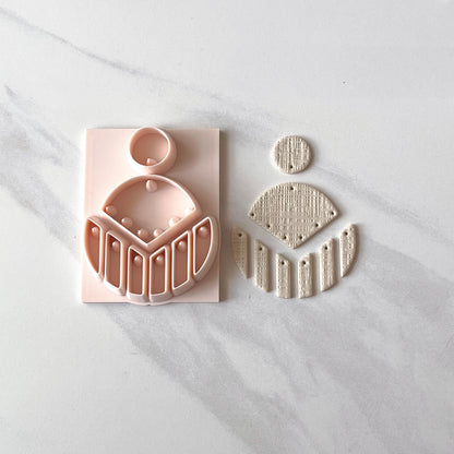 All-In-One Polymer Clay Cutter & Hole Punch | Statement Earrings | E-71