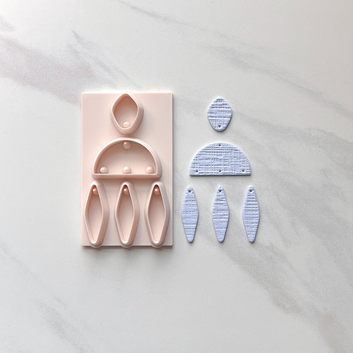 All-In-One Polymer Clay Cutter & Hole Punch | Statement Earring Cutter E-41