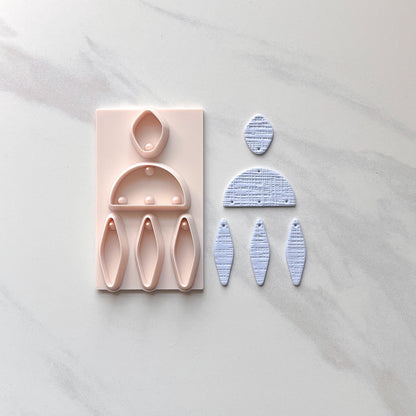 All-In-One Polymer Clay Cutter & Hole Punch | Statement Earring Cutter E-41