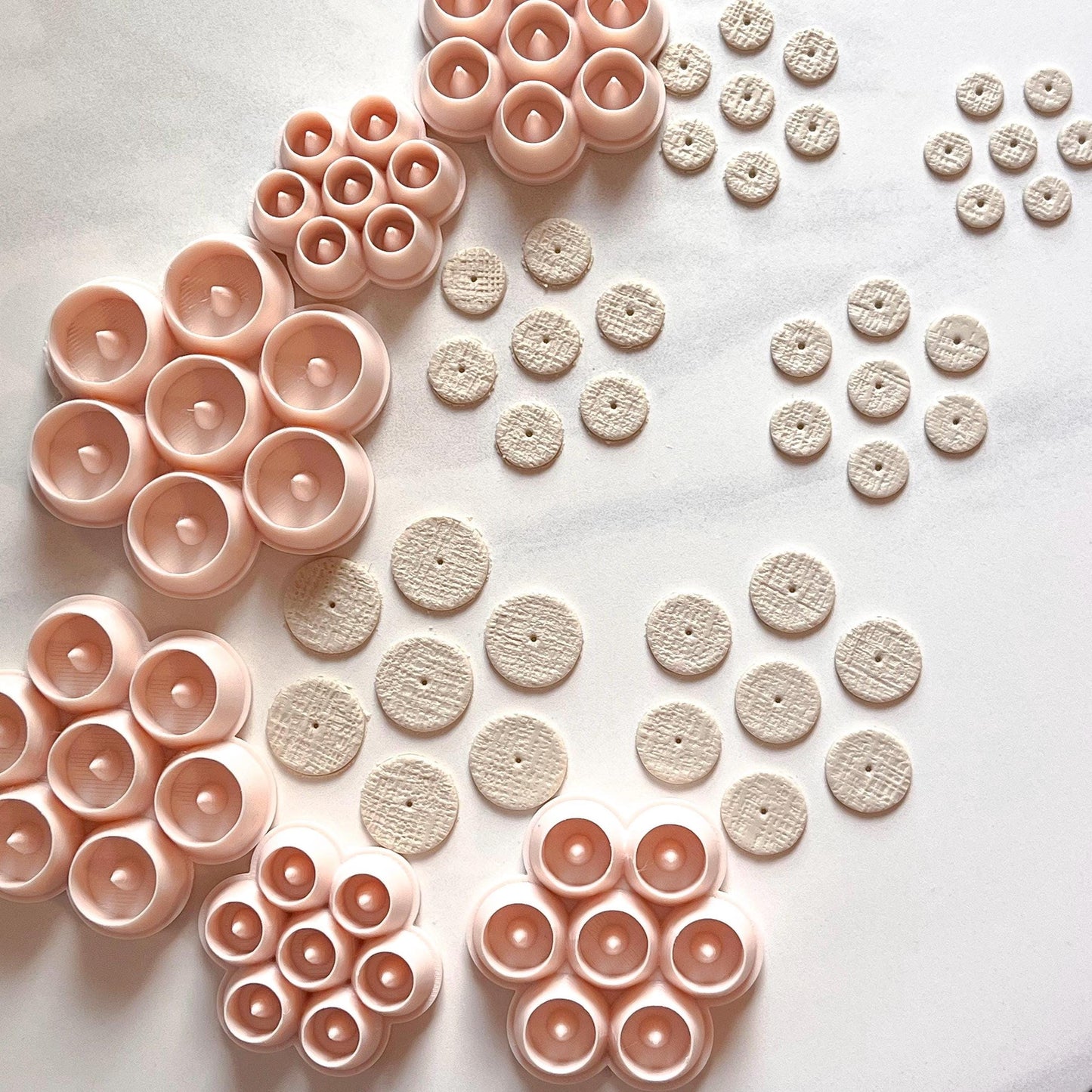 Round Polymer Clay Cutter | Bead Hole Punch Tool