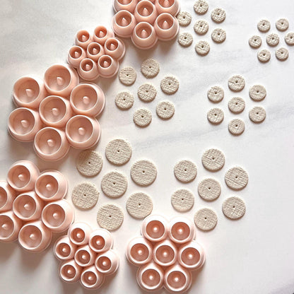 Round Polymer Clay Cutter | Bead Hole Punch Tool