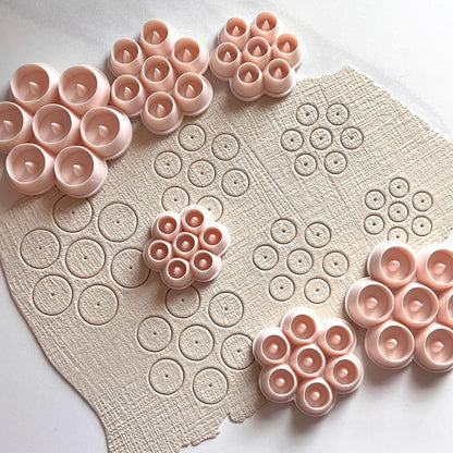 Round Polymer Clay Cutter | Bead Hole Punch Tool