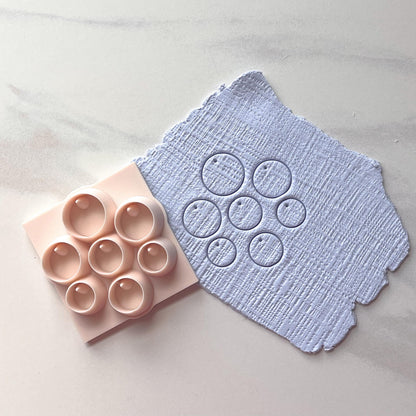 Round Polymer Clay Bead Cutter | Hole Punch Earring Tool