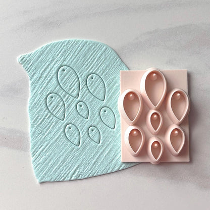 Inverted Teardrop Polymer Clay Cutter | Earring Bead Shaper
