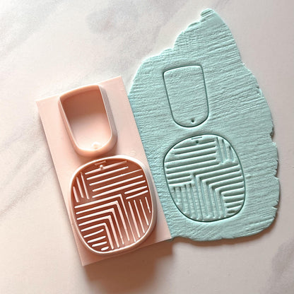 All-In-One Polymer Clay Cutter & Hole Punch Tool | Statement Earrings | E-76