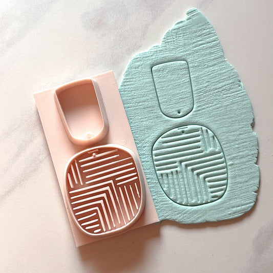 All-In-One Polymer Clay Cutter & Hole Punch Tool | Statement Earrings | E-76