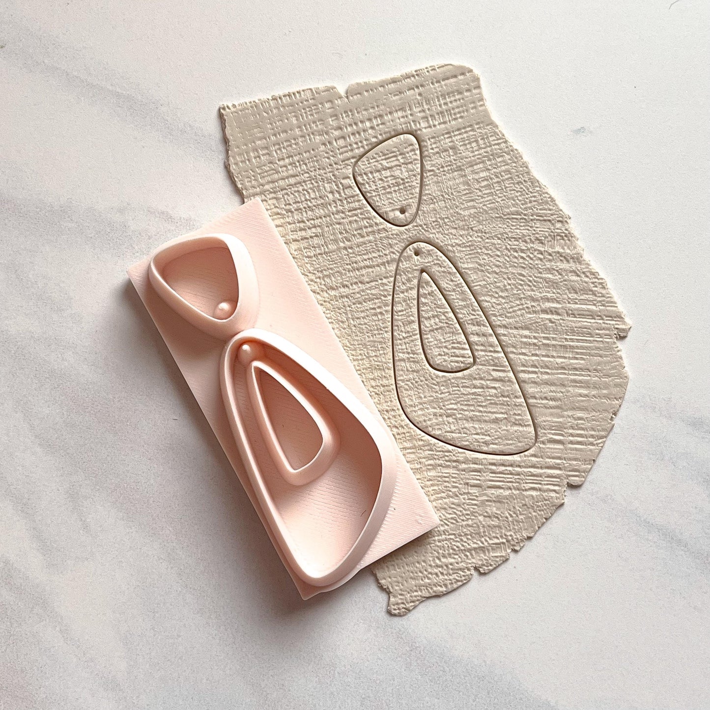 All-In-One Duo Clay Cutter & Hole Punch Tool | Statement Earrings | D-22