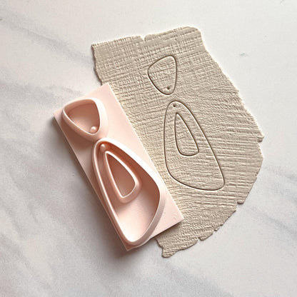 All-In-One Duo Clay Cutter & Hole Punch Tool | Statement Earrings | D-22